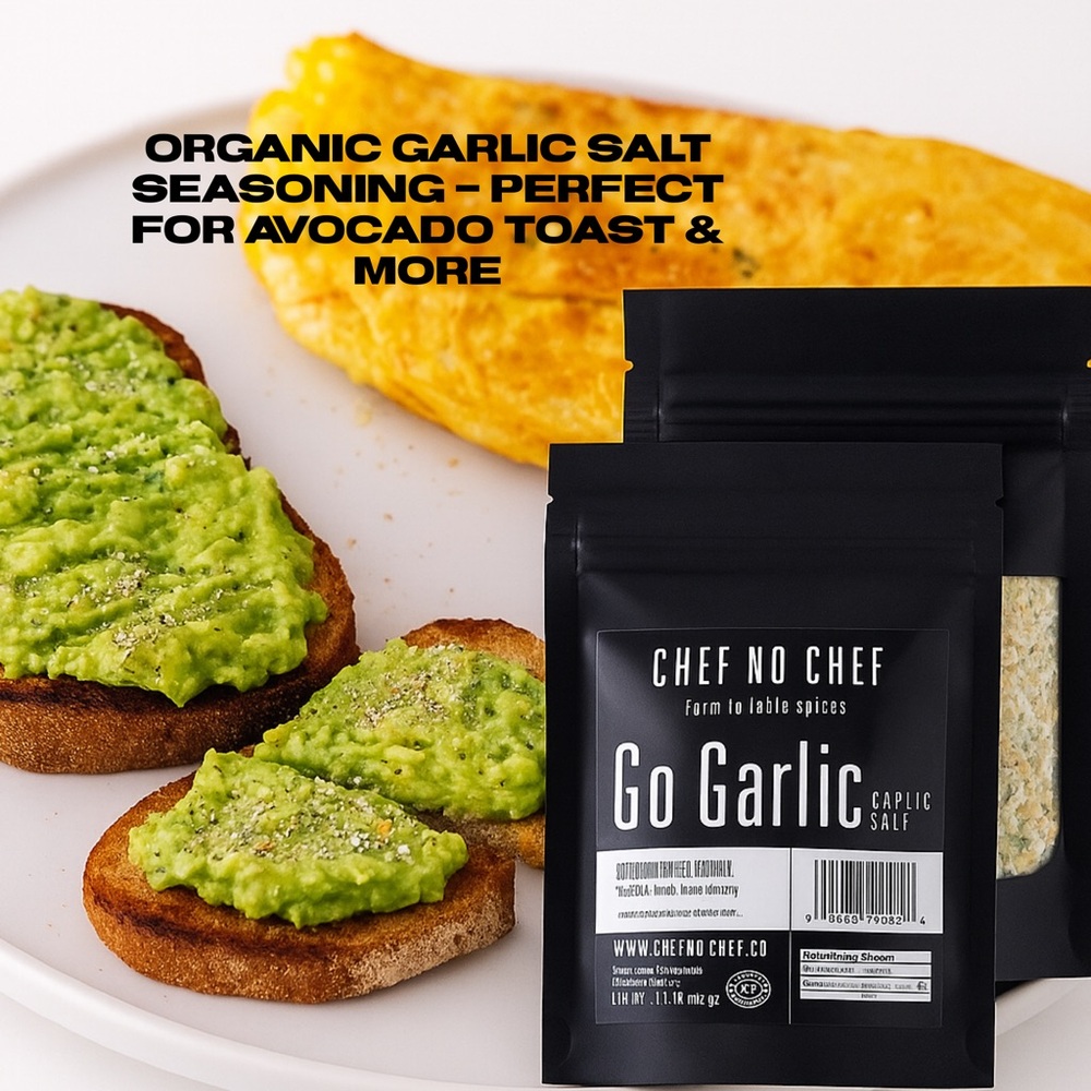 Organic Garlic Salt – Gourmet Seasoning Blend